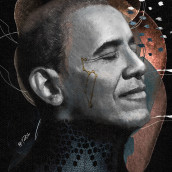 Obama. Un projet de Illustration, Dessin numérique , et Narration de Sandra Calzada - 28.05.2021