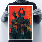 A Feast for Odin.. Un proyecto de Ilustración tradicional, Diseño gráfico, Lettering, Dibujo y Lettering digital de Weberson Santiago - 01.06.2021