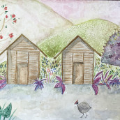My project in Watercolor Illustration with Japanese Influence course. Un proyecto de Ilustración, Dibujo y Pintura a la acuarela de del Papa Lisa - 04.06.2021