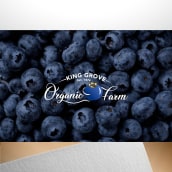 King Grove Organic Farm. Design de logotipo projeto de Fernando Uribe - 22.12.2020