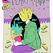 "PLANT-MAN" Mi Proyecto del curso: Creación de cómics con Manga Studio. Een project van Stripboek y  Tekening van Ely Astorga - 14.06.2021