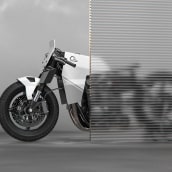 Yamaha XS 650 Cafe Racer Concept R. Un proyecto de Diseño, 3D, Diseño de automoción, Diseño industrial, Diseño de producto, Modelado 3D y Diseño 3D de Àlex Casabò - 30.06.2021