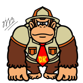 Donkey Kong Mystery Land Outfit. Design, Traditional illustration, Digital Illustration, and Digital Drawing project by Liz Michelle Prim Dávila - 06.30.2021