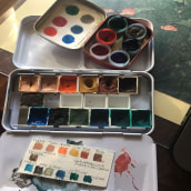 Il mio progetto del corso: Preparazione di acquerelli artigianali. Arts, Crafts, Fine Arts, Painting, Watercolor Painting, DIY, and Color Theor project by VALERIA WASER - 07.18.2021