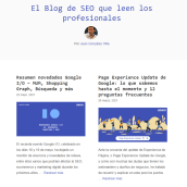 USEO - El blog de SEO que leen los profesionales. Un proyecto de Marketing Digital y Marketing de contenidos de Juan González Villa - 20.07.2021