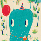 El cumpleaños de Babita. Traditional illustration, and Children's Illustration project by Natalia Colombo - 07.26.2021
