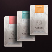 Macaua. Design, Br, ing, Identit, and Packaging project by Cherry Bomb Creative Co. - 07.04.2021