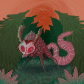 Forest creature. Ilustração tradicional projeto de Barbara Araya - 30.07.2021