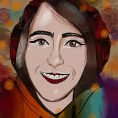 Manchas e cores. Un proyecto de Ilustración tradicional, Ilustración vectorial, Ilustración digital, Ilustración de retrato y Dibujo de Retrato de Amanda Gobus - 08.04.2021
