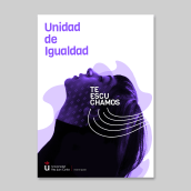 TE ESCUCHAMOS - UNIDAD DE IGUALDAD URJC. Design, e Design gráfico projeto de Leticia Moreno Sanz - 01.08.2021