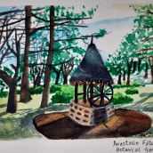 My project in Watercolor Travel Journal course. Un proyecto de Ilustración, Pintura a la acuarela, Ilustración arquitectónica y Sketchbook de Maria Farooq - 04.08.2021