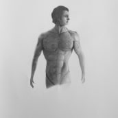 Mi Proyecto del curso: Dibujo realista de la figura humana. Un proyecto de Ilustración tradicional, Bellas Artes, Bocetado, Dibujo a lápiz, Dibujo, Dibujo realista y Dibujo anatómico de Henry Castell - 07.08.2021