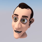 Meu projeto do curso: Rigging: articulação facial de um personagem 3D. Un proyecto de 3D, Animación, Diseño de personajes, Rigging, Animación de personajes, Animación 3D y Diseño de personajes 3D de Jonas Santos - 08.08.2021
