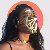 Máscara de Bronce. Jewelr, and Design project by Nadir Gordon - 08.11.2021