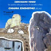 Flyer for benefit project in Perù. Un proyecto de Ilustración tradicional y Diseño gráfico de Niccolò Biagiotti - 14.08.2021