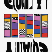 Equality. T, pograph, and Graphic Design project by Steffen Wagner - 08.27.2021