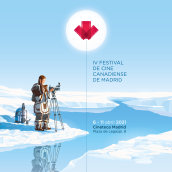 IV Festival de Cine Canadiense de Madrid (2021). Un proyecto de Diseño, Ilustración tradicional y Publicidad de David Duprez - 27.08.2021