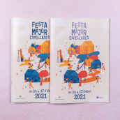Festa Major Capellades 2021. Design, Art Direction, and Editorial Design project by Anna Costa - 08.27.2021