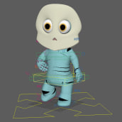Mi Proyecto del curso: Introducción al rigging para animación: Mask Rig. Animação, Rigging, e Animação 3D projeto de Kike Nieto - 01.09.2021