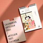 Calendrier Art Clash 2021. Traditional illustration, Painting, Drawing, Editorial Illustration, and Gouache Painting project by Lil Sire - 09.02.2021
