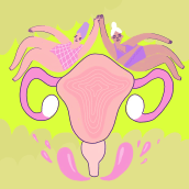 Womb Stories - Bodyform. Traditional illustration, and Advertising project by Pepita Sandwich - 09.30.2020