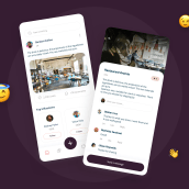 Social Media App. Un proyecto de Diseño y UX / UI de Yaser Nazzal - 19.09.2021