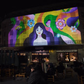 Festival Lausanne Lumières 2020. Traditional illustration, Installations, Animation, Art Direction, and Events project by Catherine Pearson - 12.12.2020