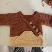 My project in Knitting for Children's Garments course. Fashion, Fashion Design, Fiber Arts, DIY, and Crochet project by solarneodo - 10.04.2021