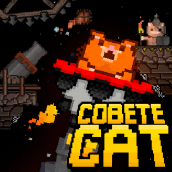 Cobete Cat - Rocket Cat. Video Games project by Joaquín Gil - 06.27.2021