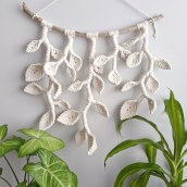 Macrame Vines and Leaves . 3D, Fiber Arts, and Macramé project by String Theories Fiber Design - 01.01.2020
