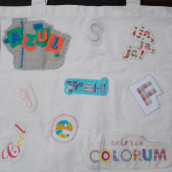 Mi Proyecto del curso: Parches en tote bag. Un proyecto de Bordado e Ilustración textil de Michelle de la Rosa - 07.10.2021