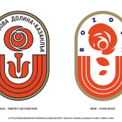 DFS Rozova Dolina Kazanlyk Football Club Logo Rework. Un proyecto de Diseño y Diseño de logotipos de Evan diLeo - 08.10.2021