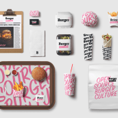 Burger For A Day. Design, Br, ing & Identit project by Carlos Mignot - 03.01.2020