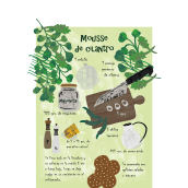 Mousse de clinatro. Design, Traditional illustration, Infographics, Vector Illustration, Drawing, Digital Illustration, Artistic Drawing, Digital Painting, Sketchbook, Ink Illustration, and Naturalistic Illustration project by Carmenchu Orbe Rubio - 10.13.2021