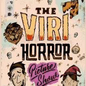 Mi Proyecto del curso: Ilustración lowbrow: The Viri Horror Picture Show. Un proyecto de Ilustración tradicional, Serigrafía e Ilustración con tinta de Oscar Javier Cruz Silva - 16.10.2021