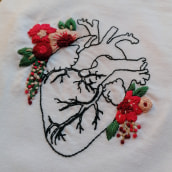 My project in Embroidery Techniques: Illustrating with Needle and Thread course. Embroider, and Textile Illustration project by ivanka-d - 10.21.2021
