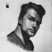 My project in Artistic Portrait Drawing: Capture Authentic Expressions course. Traditional illustration, Fine Arts, Sketching, Pencil Drawing, Drawing, Portrait Illustration, Portrait Drawing, Realistic Drawing, Artistic Drawing, and Figure Drawing project by Sam Brisley - 09.20.2021