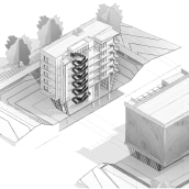 Mi Proyecto del curso: Modelado de edificios paramétricos con Revit Ein Projekt aus dem Bereich 3D, Architektur, Innenarchitektur, 3-D-Modellierung, Digitale Architektur und ArchVIZ von Jaime Fuentes - 25.10.2021
