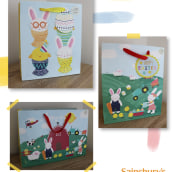 Sainsbury's 'Easter' gift bag range. Un progetto di Design, Illustrazione, Direzione artistica, Design Pattern , e Disegno artistico di Simply, Katy - 27.10.2021