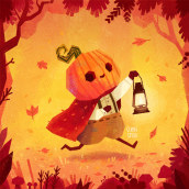Happy Halloween!. Illustration, Character Design, Digital illustration, and Children's Illustration project by Gemma Gould - 11.01.2021