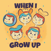 When i grow up… . Un proyecto de Ilustración de Ed Vill - 09.11.2021