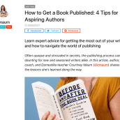 How to get a book published- 4 top tips. Writing project by Courtney Maum - 11.09.2021