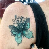 cover mariposa Ein Projekt aus dem Bereich Tattoodesign von Juan Rodriguez Familia - 11.11.2021