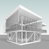 Mi Proyecto del curso: Diseño y modelado arquitectónico 3D con Revit. Arquitetura, Arquitetura de interiores, Modelagem 3D, Arquitetura digital, e Visualização arquitetônica projeto de Samantha Berdeja - 13.11.2021