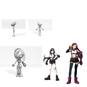 Mi Proyecto del curso: Modelado de personajes low poly para videojuegos. Un proyecto de 3D, Modelado 3D, Videojuegos, Diseño de personajes 3D y Diseño de videojuegos de damianramirezalejandro - 17.11.2021