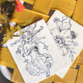 Mi Proyecto del curso: Tatuaje para principiantes. Desenho de tatuagens projeto de Sofi Crescitelli - 19.11.2021