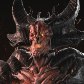 Demon Lord. 3D project by Hodei Piquer Garcia - 11.20.2021