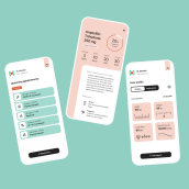 Health Care App for iOS. UX Case Study. Een project van  Ontwerp, UX / UI,  Br, ing en identiteit, Productontwerp y Logo-ontwerp van Ulyana Kravets - 22.11.2021