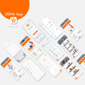 SENA App. Projekt z dziedziny UX / UI użytkownika Leidy Espinosa - 17.10.2020