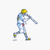 Sports on Flip Flops. Ilustração tradicional projeto de Stefano Brizzio Recchia - 10.06.2020